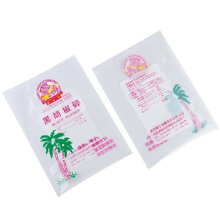 廠家直供塑料包裝自立自封拉鏈袋黑胡椒碎食品包裝袋定制