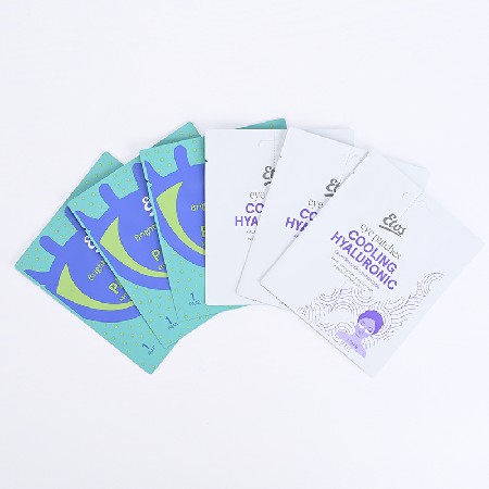 化妝品包裝袋眼貼唇貼來圖包裝袋加工塑料面膜袋彩印廣告自封袋