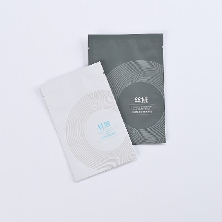 按摩霜包裝袋護膚品塑料薄膜袋三邊封鋁箔袋廠家來圖彩印包裝袋