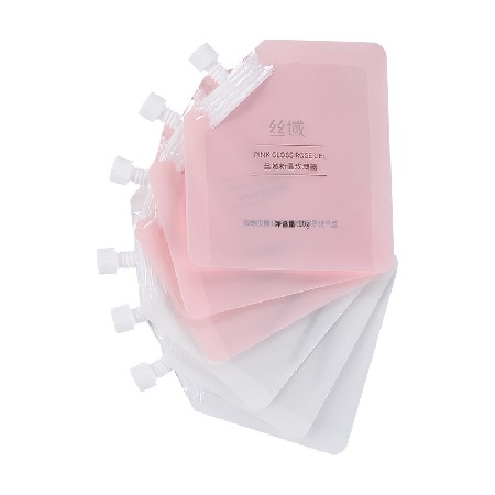 廠家彩色印刷洗護用品包裝袋乳液分裝袋試用裝小樣吸嘴袋面膜精華