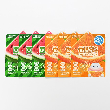 果凍食品包裝袋pet塑料薄膜袋來圖來樣彩色印刷食品包裝袋批發(fā)